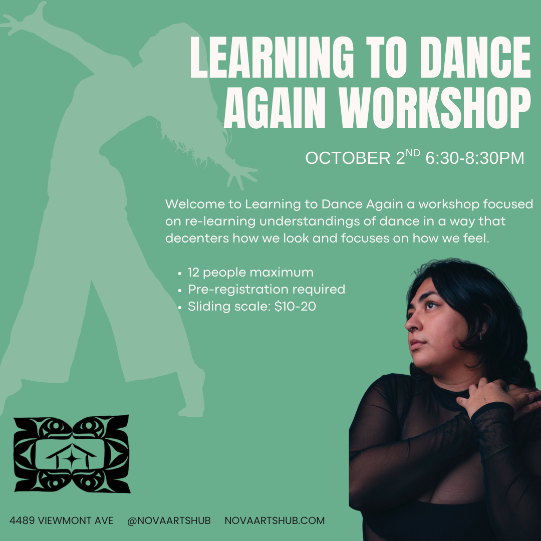 Learning to Dance Again Workshop (October 2nd 6:30-8:30pm)