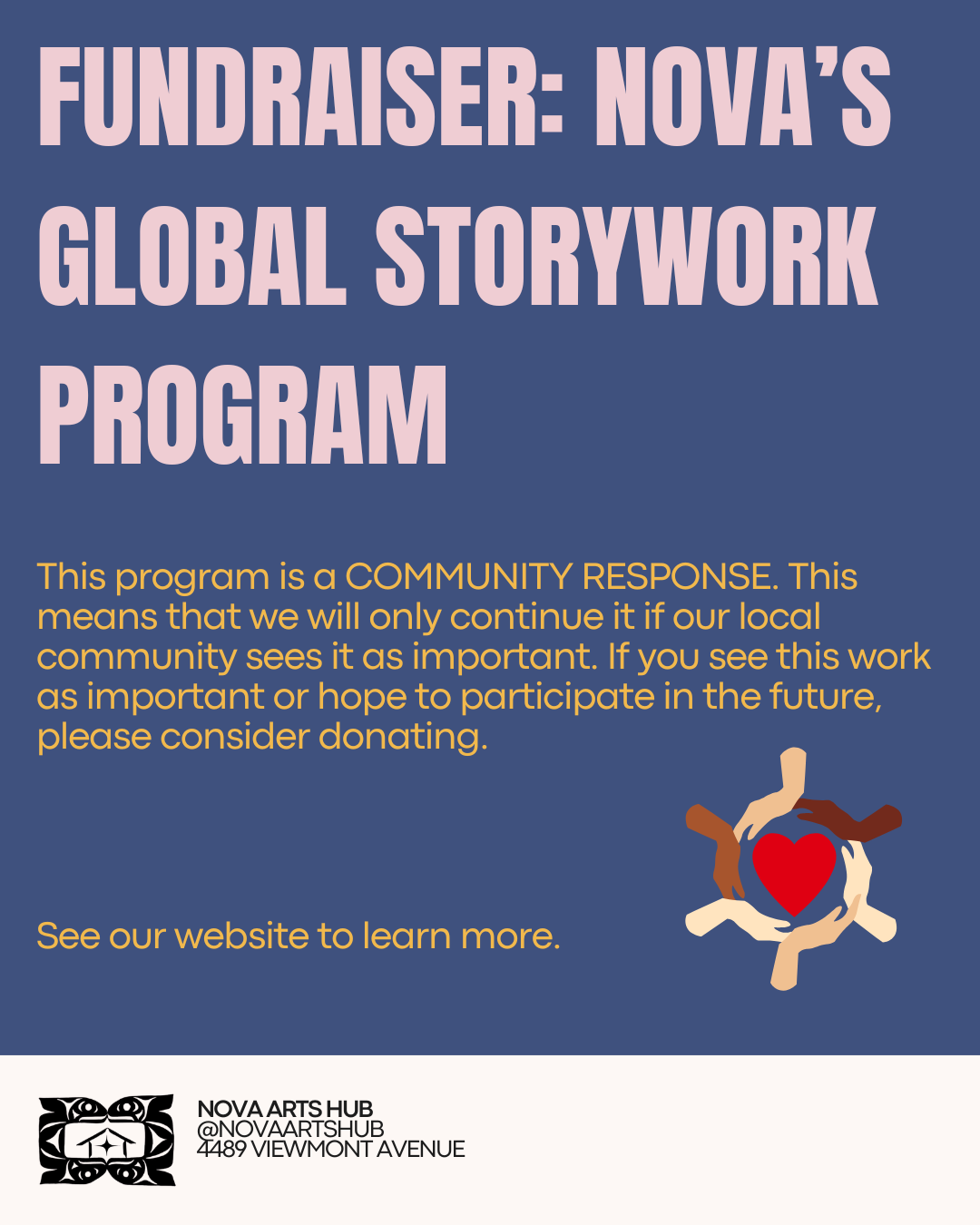 Fundraiser: Nova's Global Storywork program