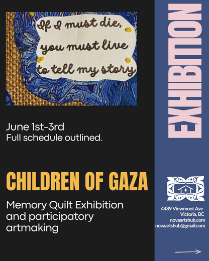 CHILDREN OF GAZA: Memory Quilt Exhibition Opening
