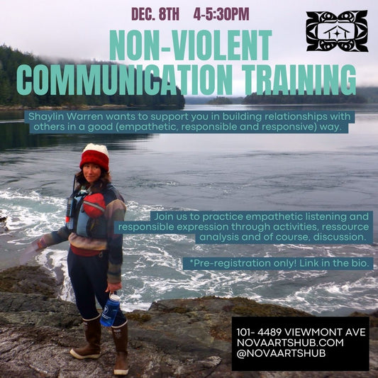 Non-Violent Communication Training with Shaylin (DEC. 8th    4-5:30PM )