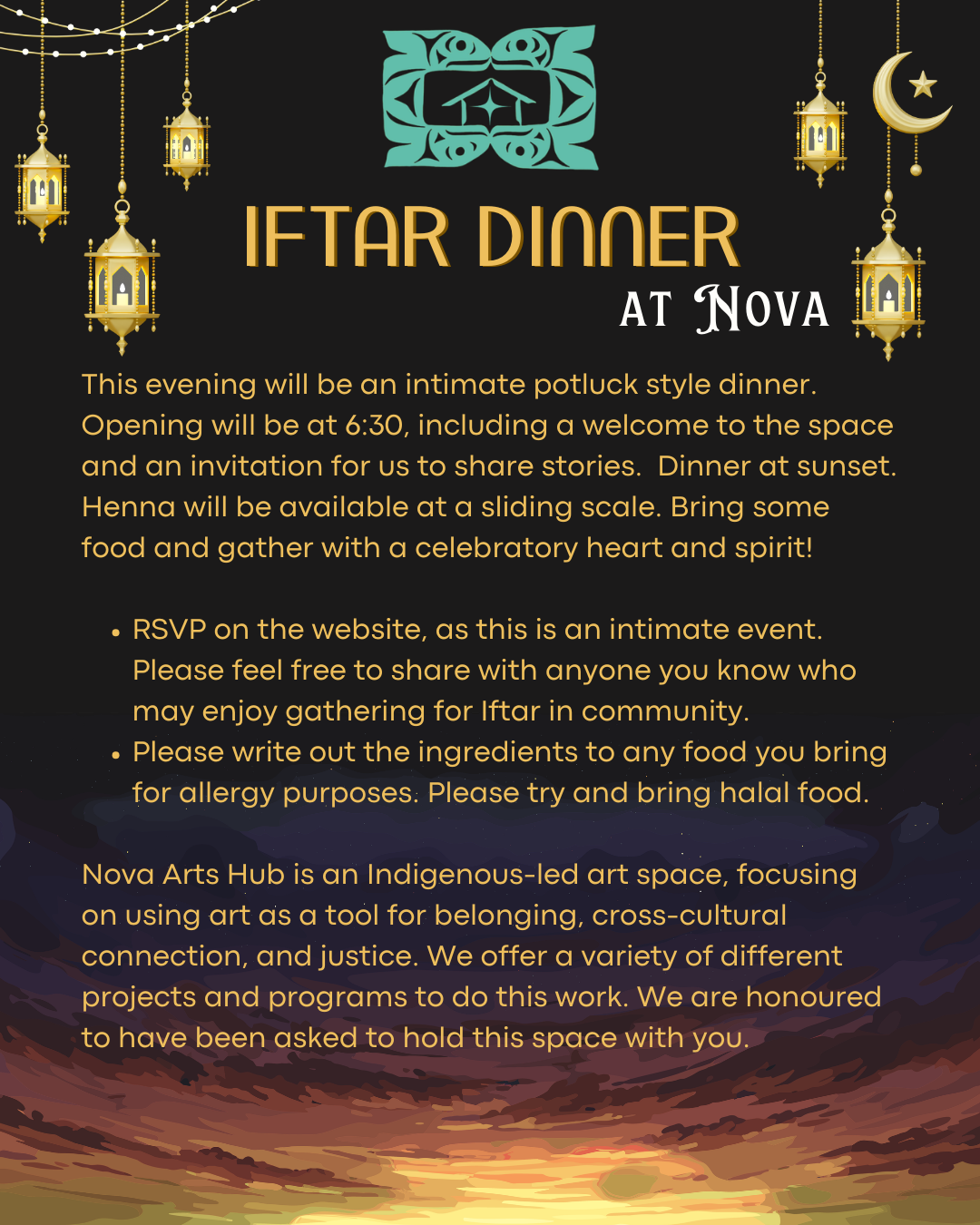 Iftar dinner at Nova!