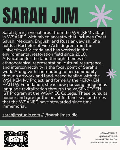 Workshop with Sarah Jim: Giving Love to the Land: A seed bomb making workshop